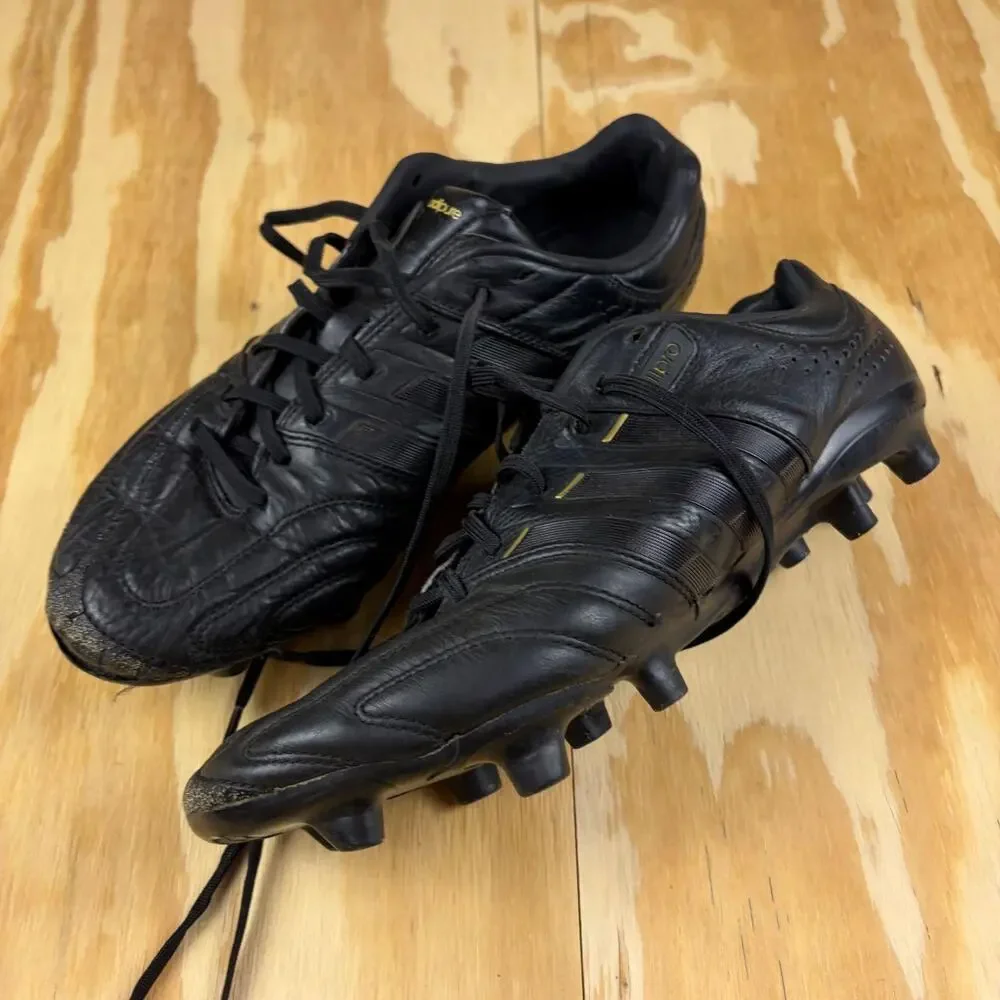 Vintage Y2K Adidas adiPure 11Pro TRX FG Soccer Cleats – Black – US Men’s 9.5